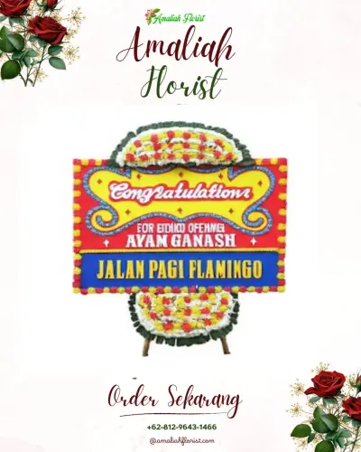 Bunga Papan Congratulation di Tanjung Mulya